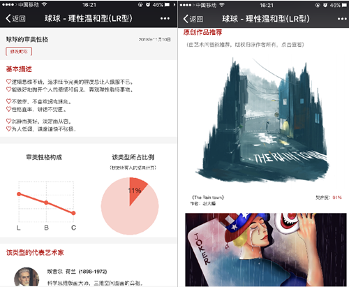 智能推荐符合测试结果的商品