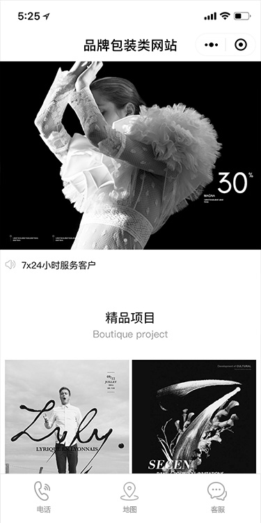 珠海品牌包装类展示小程序定制开发案例